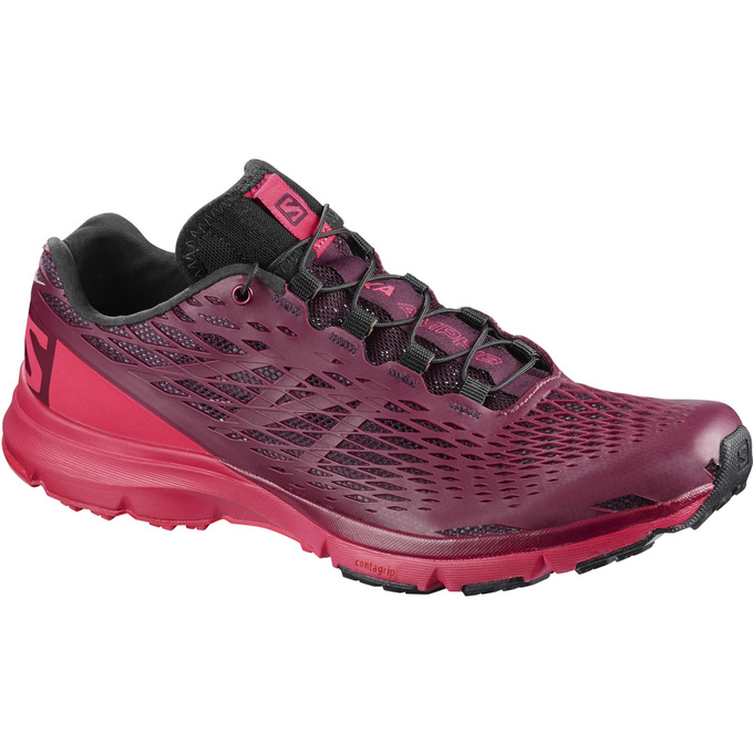 Zapatillas De Running Salomon Mujer Burdeos - Salomon Argentina XA AMPHIB W ,410768-GKY